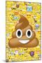 Poop Emoticon & Friends-null-Mounted Poster