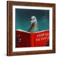 Pooping on People-Lucia Heffernan-Framed Art Print