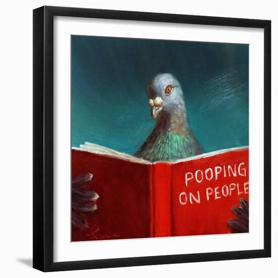 Pooping on People-Lucia Heffernan-Framed Art Print