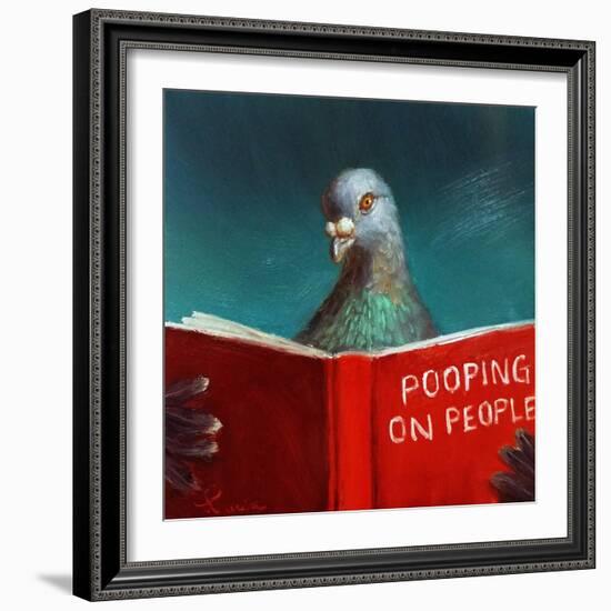 Pooping on People-Lucia Heffernan-Framed Art Print