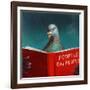 Pooping on People-Lucia Heffernan-Framed Art Print