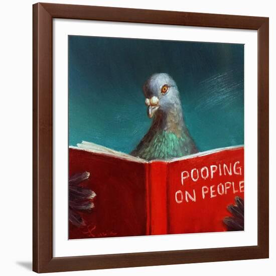 Pooping on People-Lucia Heffernan-Framed Art Print