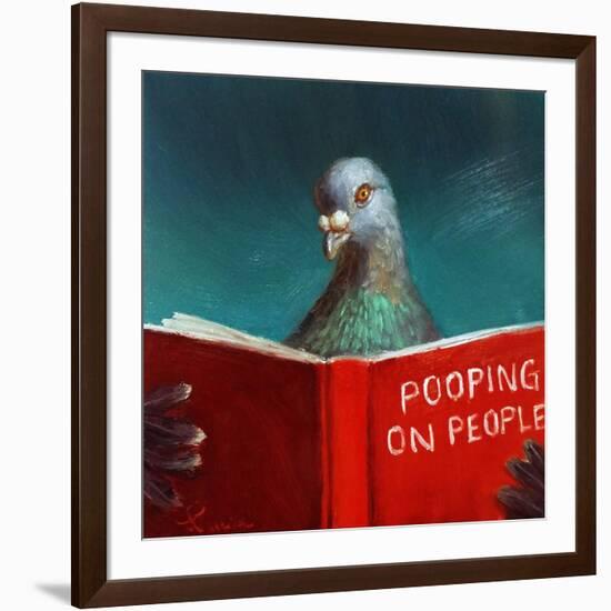 Pooping on People-Lucia Heffernan-Framed Art Print