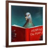 Pooping on People-Lucia Heffernan-Framed Art Print