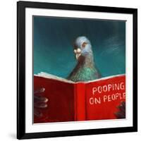 Pooping on People-Lucia Heffernan-Framed Art Print