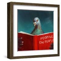 Pooping on People-Lucia Heffernan-Framed Art Print