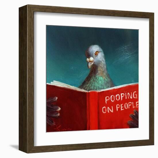 Pooping on People-Lucia Heffernan-Framed Art Print