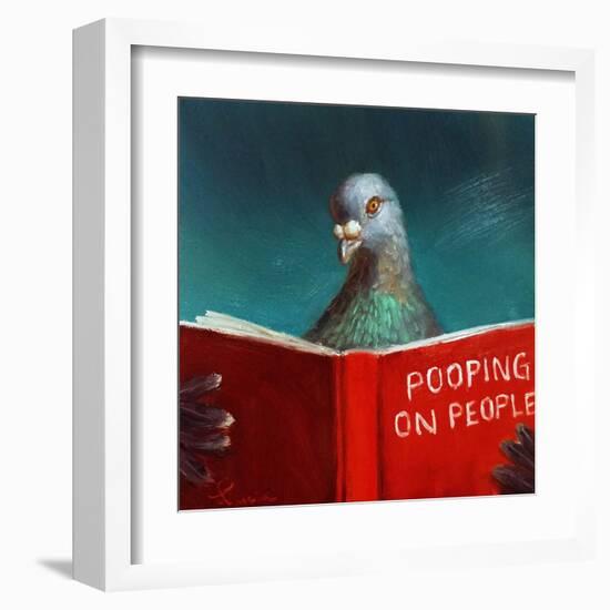 Pooping on People-Lucia Heffernan-Framed Art Print