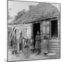 Poor African American Children Standing-null-Mounted Photographic Print
