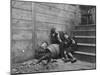 Poor and Homeless Sleeping on Streets-Jacob August Riis-Mounted Photographic Print