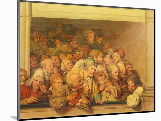 Poor Box at the Opera, 1830-Louis Leopold Boilly-Mounted Giclee Print