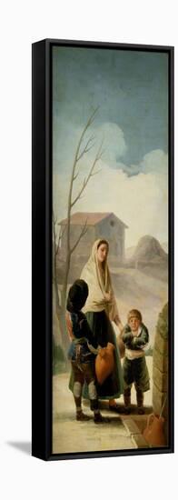 Poor Children at the Well, 1786-1787-Francisco de Goya y Lucientes-Framed Stretched Canvas