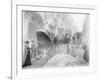 Poor Crowded Street in Italy-null-Framed Photographic Print