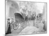 Poor Crowded Street in Italy-null-Mounted Photographic Print