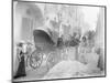 Poor Crowded Street in Italy-null-Mounted Photographic Print