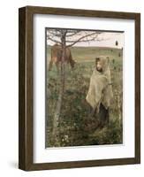 Poor Fauvette, 1881-Jules Bastien-Lepage-Framed Giclee Print