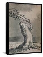 'Poor France! The Trunk Is Blasted', 1871, (1946)-Honore Daumier-Framed Stretched Canvas