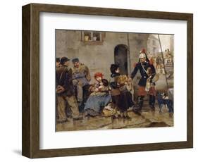 Poor in Paris, 1886-Marius Roy-Framed Giclee Print