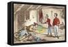 Poor Johnny on the Sick List-Thomas Rowlandson-Framed Stretched Canvas