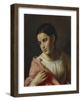 Poor Liza, 1827-Orest Adamovich Kiprensky-Framed Giclee Print