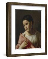 Poor Liza, 1827-Orest Adamovich Kiprensky-Framed Giclee Print