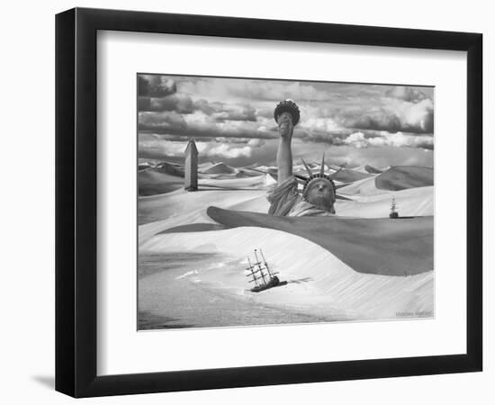 Poor Navigation-Thomas Barbey-Framed Premium Giclee Print