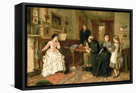 Poor Relations, 1875-George Goodwin Kilburne-Framed Stretched Canvas