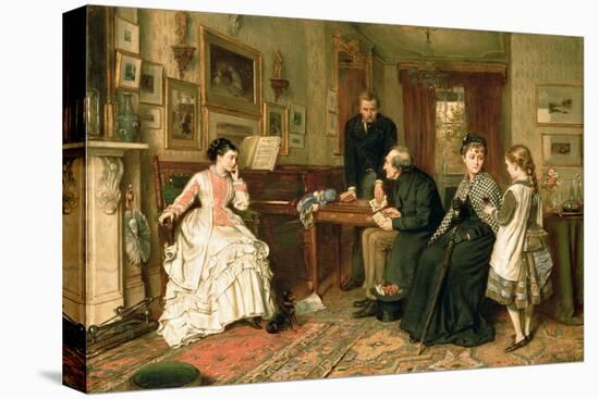 Poor Relations, 1875-George Goodwin Kilburne-Stretched Canvas