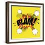 Pop Art Blam-DAVIDS47-Framed Art Print