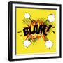 Pop Art Blam-DAVIDS47-Framed Art Print