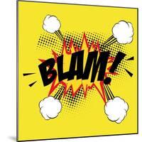 Pop Art Blam-DAVIDS47-Mounted Art Print