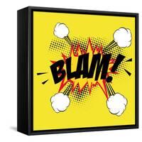 Pop Art Blam-DAVIDS47-Framed Stretched Canvas