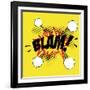 Pop Art Blam-DAVIDS47-Framed Art Print