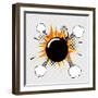 Pop Art Bomb-DAVIDS47-Framed Art Print