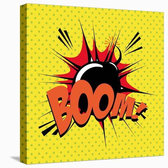 Pop Art Boom-DAVIDS47-Stretched Canvas