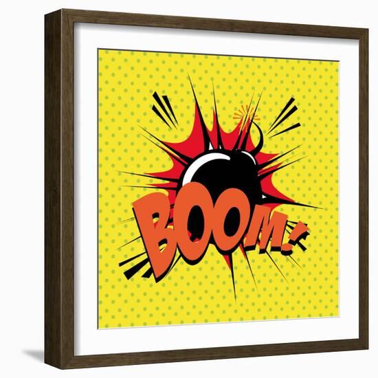 Pop Art Boom-DAVIDS47-Framed Art Print