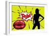 Pop Art Burst-UltraPop-Framed Art Print