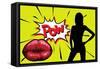 Pop Art Burst-UltraPop-Framed Stretched Canvas