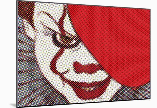 Pop Art Clown-null-Mounted Poster