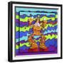 Pop-Art Clown-Howie Green-Framed Giclee Print