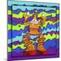 Pop-Art Clown-Howie Green-Mounted Giclee Print