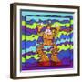 Pop-Art Clown-Howie Green-Framed Giclee Print