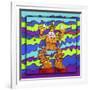 Pop-Art Clown-Howie Green-Framed Giclee Print