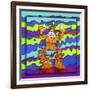 Pop-Art Clown-Howie Green-Framed Giclee Print