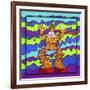 Pop-Art Clown-Howie Green-Framed Giclee Print