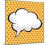 Pop Art Comic Speech Bubble-PiXXart-Mounted Art Print