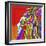 Pop-Art Cosmic Profile-Howie Green-Framed Giclee Print