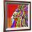 Pop-Art Cosmic Profile-Howie Green-Framed Giclee Print