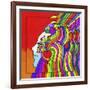 Pop-Art Cosmic Profile-Howie Green-Framed Giclee Print