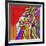 Pop-Art Cosmic Profile-Howie Green-Framed Giclee Print